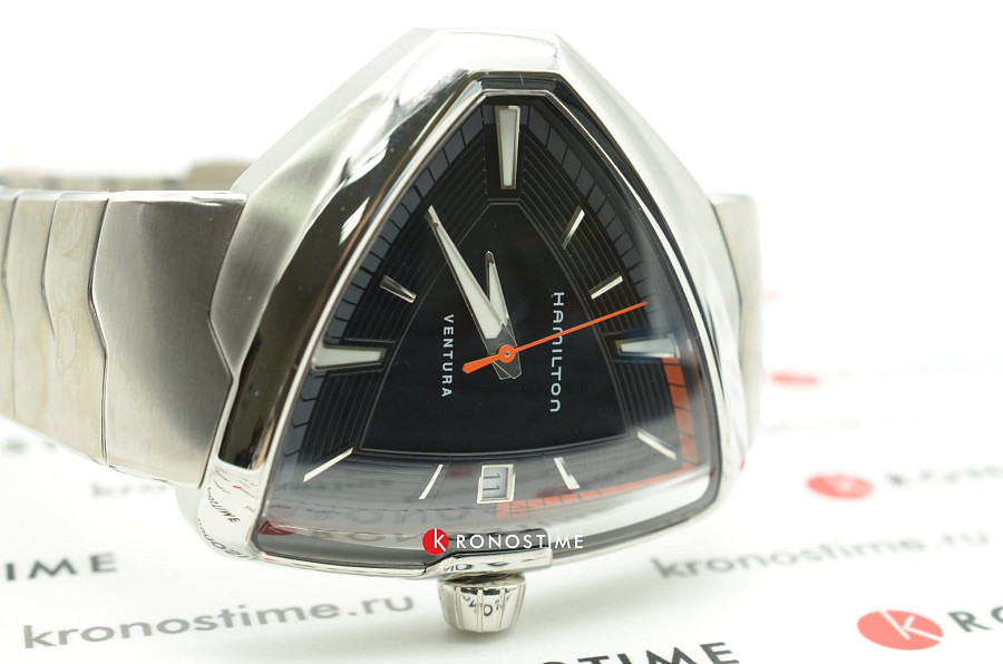 Часы Hamilton Ventura Elvis80 Quartz H24551131 — кварцевые, сталь