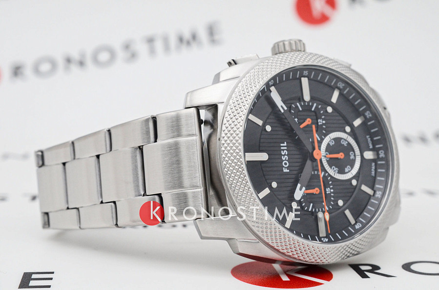 Часы Fossil Machine FS6095 — металл сталь, США