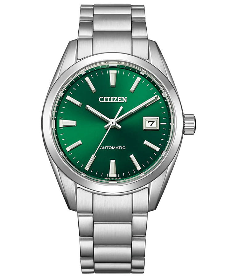 Часы Citizen Automatic NB1051-56W — мужские, зеленый