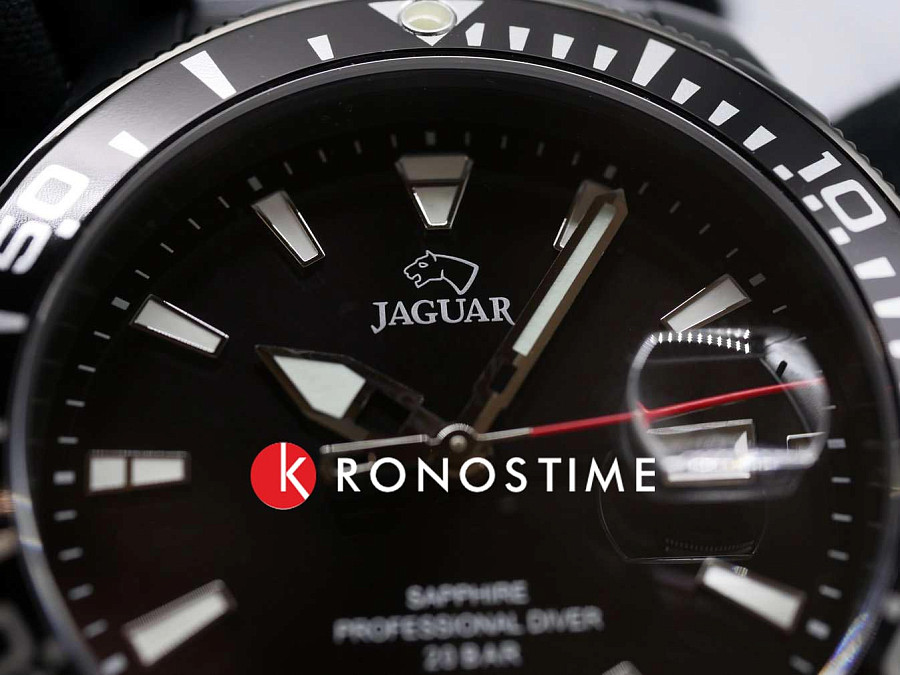 Часы Jaguar Executive Diver J989/1 — черный, сталь металл