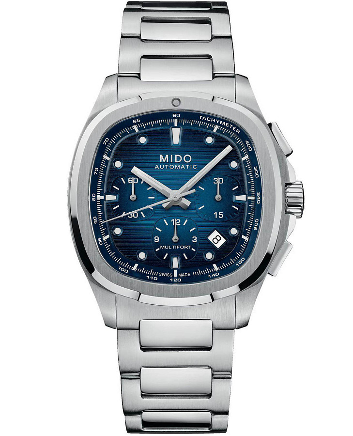 Часы Mido Multifort TV Chronograph M049.527.11.041.00 — мужские, синий