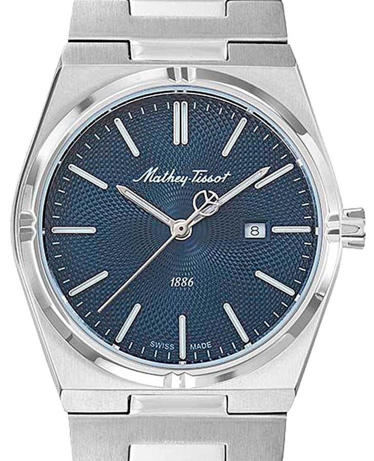 Часы Mathey-Tissot Zeus D118ABU — кварцевые, металл сталь
