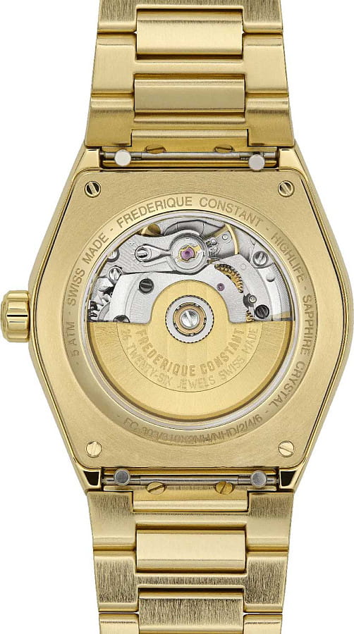 Часы Frederique Constant Highlife Ladies Automatic FC-303VD2NH5B — нержавеющая сталь с pvd-покрытием, женские