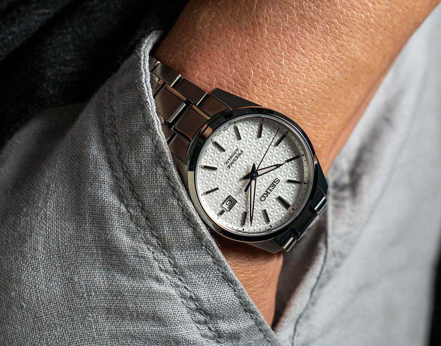 Часы Seiko Presage Sharp Edged Series SPB165 — мужские, нержавеющая сталь