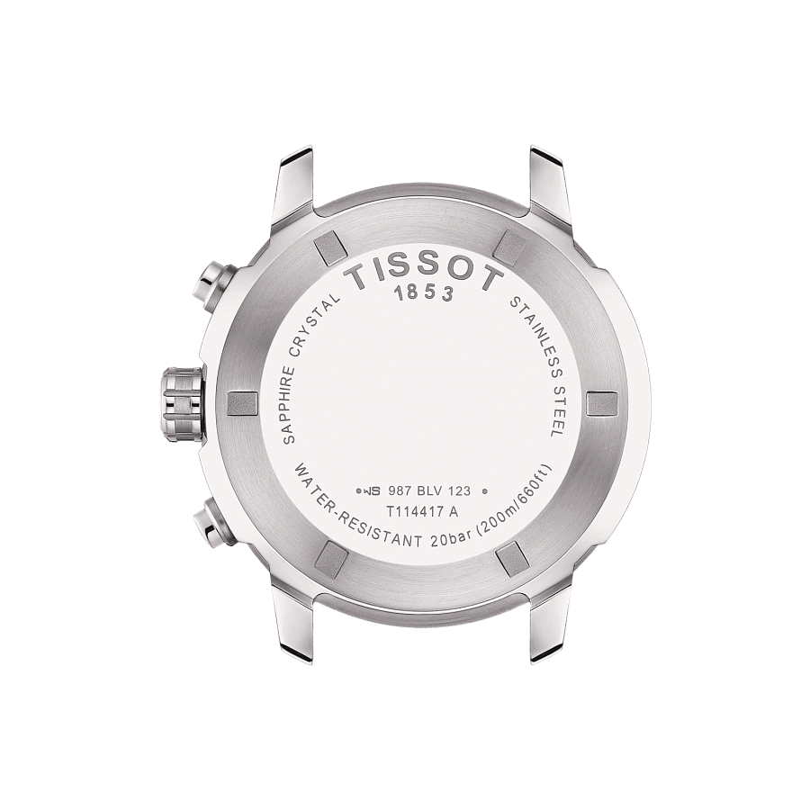 Часы Tissot PRC 200 Chronograph T114.417.17.037.02 — сталь металл, Швейцария