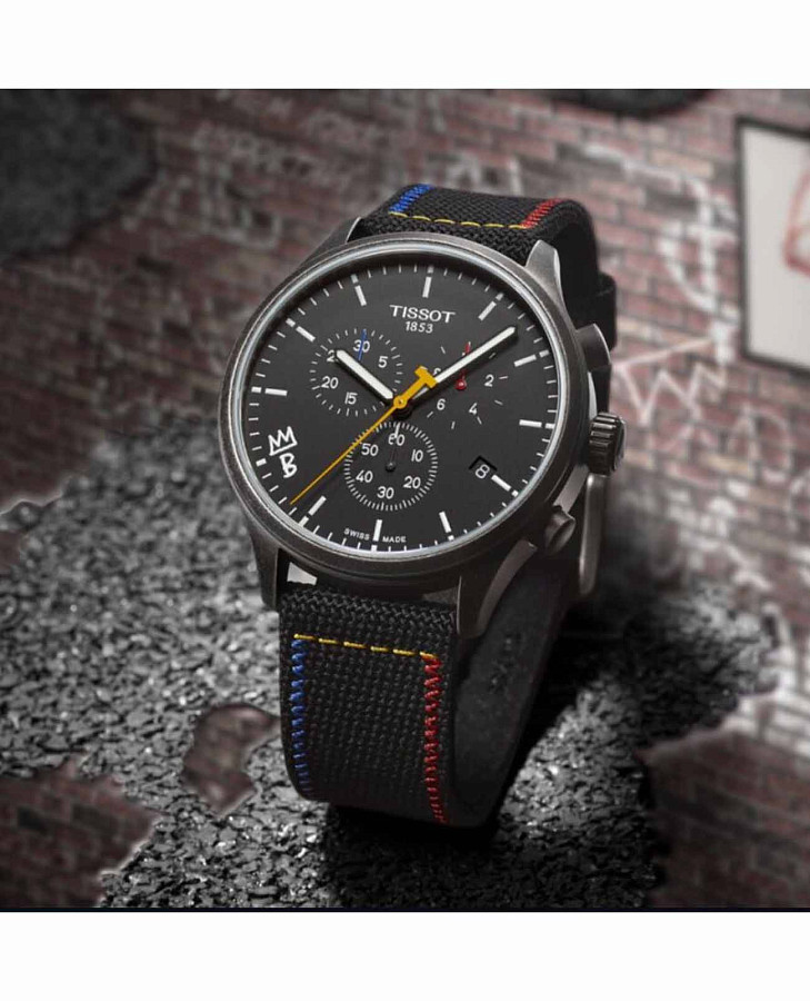 Часы Tissot chrono XL Brooklyn nets T116.617.37.051.02 — черный, металл сталь