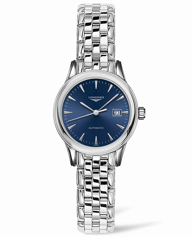 Часы Longines Flagship L4.374.4.92.6 — женские, синий
