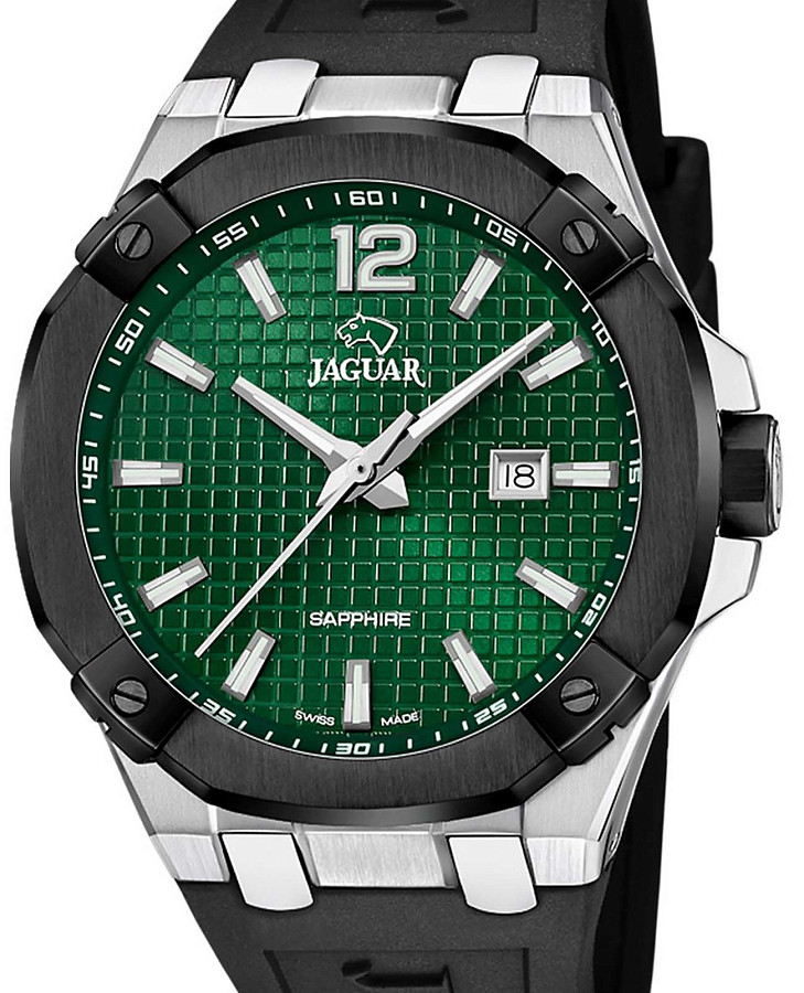 Часы Jaguar Diplomatic Quartz J1019/1 — кварцевые, металл сталь