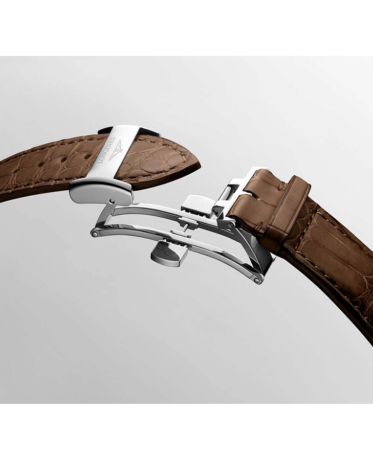 Часы Longines Master Collection L2.793.4.59.2 — мужские, коричневый