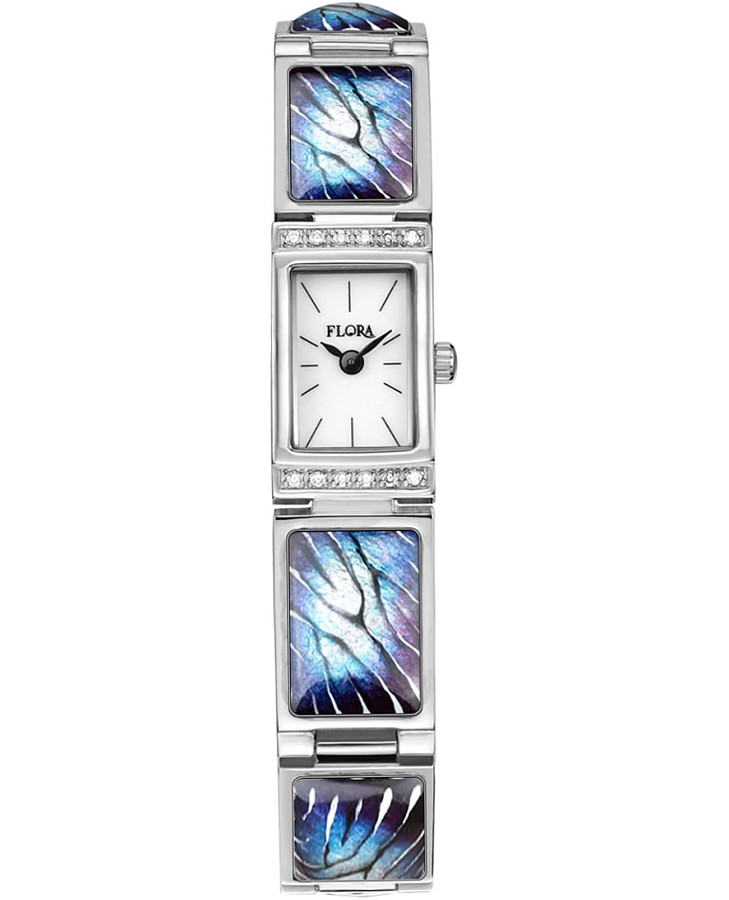 Часы УЧЗ Flora 1141F-9 — женские, белый