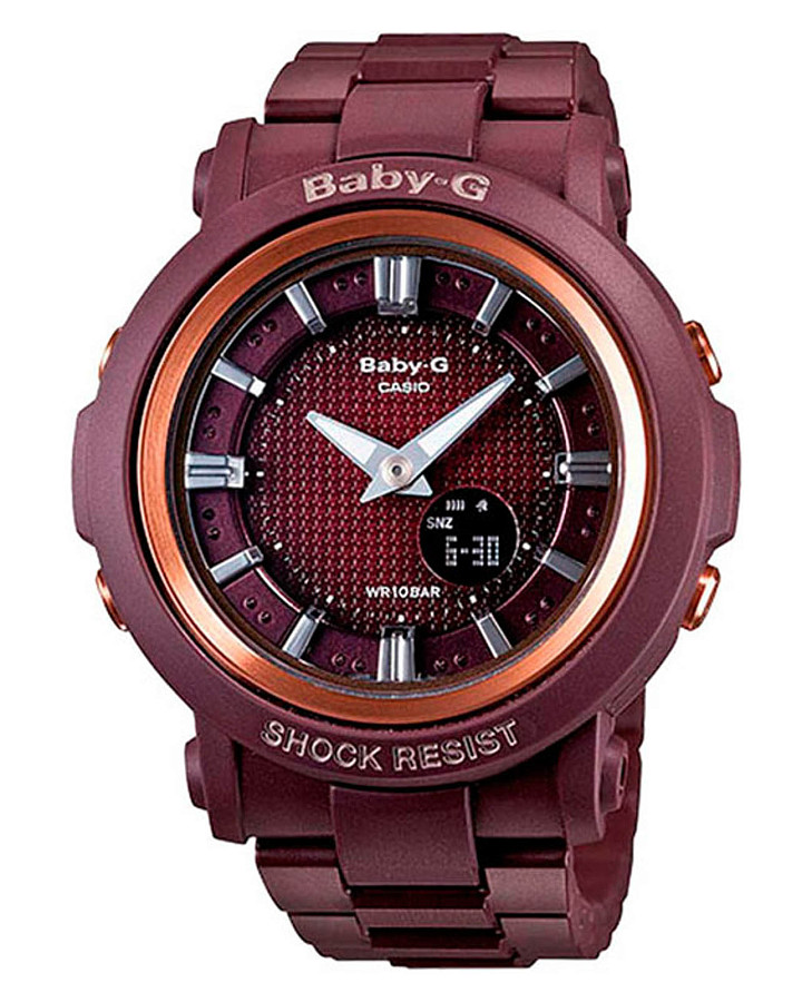 Часы Casio Baby-G BGA-301-4ADR — женские, бордовый