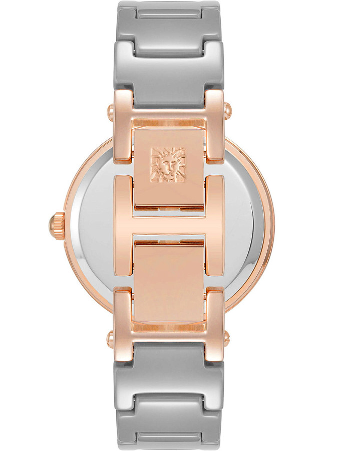 Часы Anne Klein Diamond Ceramic 1018TPRG — керамика металл сталь, США
