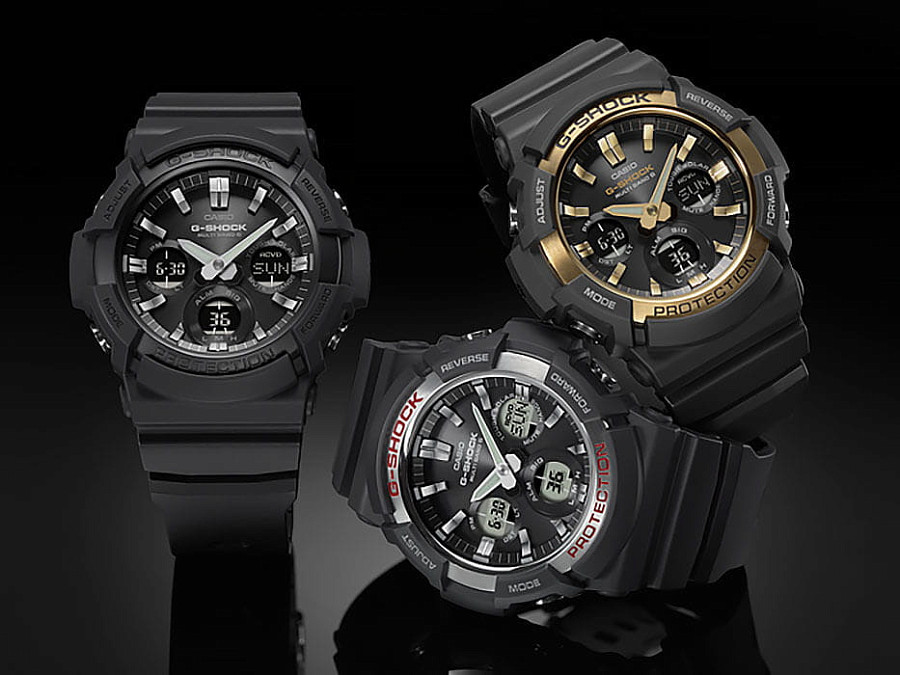 Часы Casio G-Shock GAW-100B-1A — серый, электронные