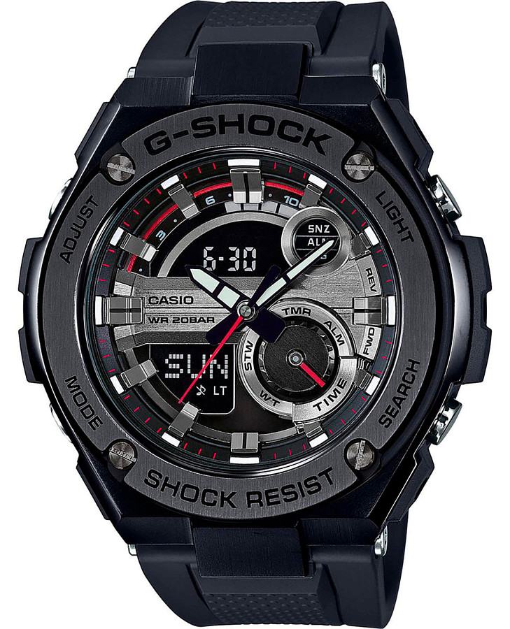 Часы Casio G-Shock GST-210B-1A — мужские, серый