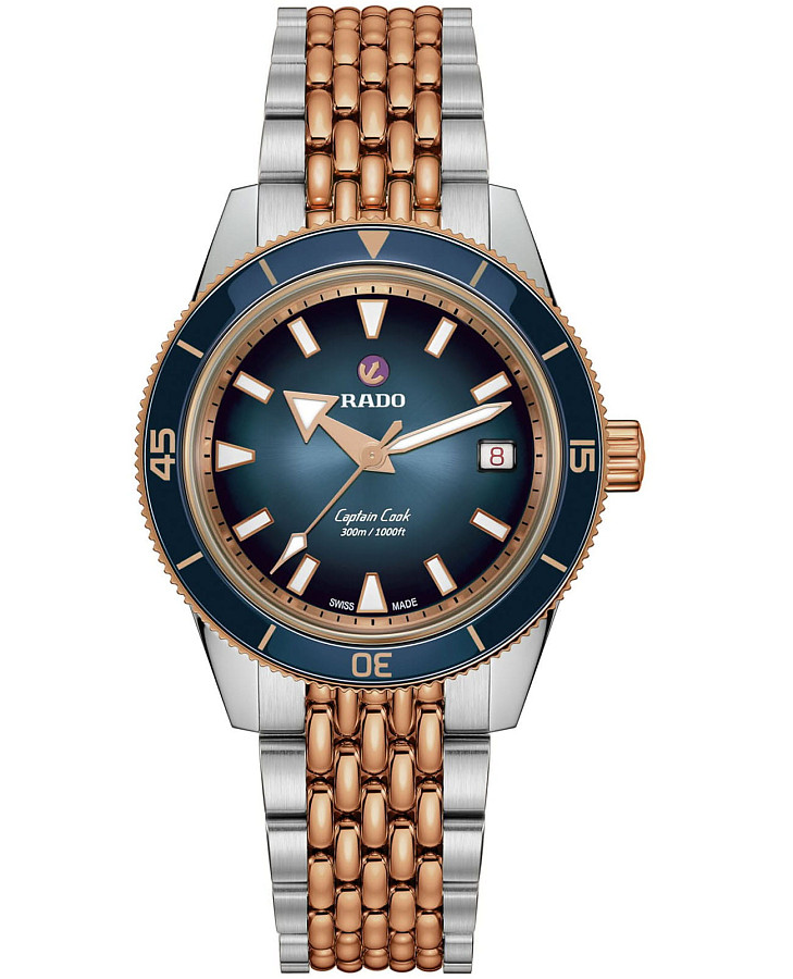 Часы Rado Captain Cook Automatic R32224203 — мужские, синий