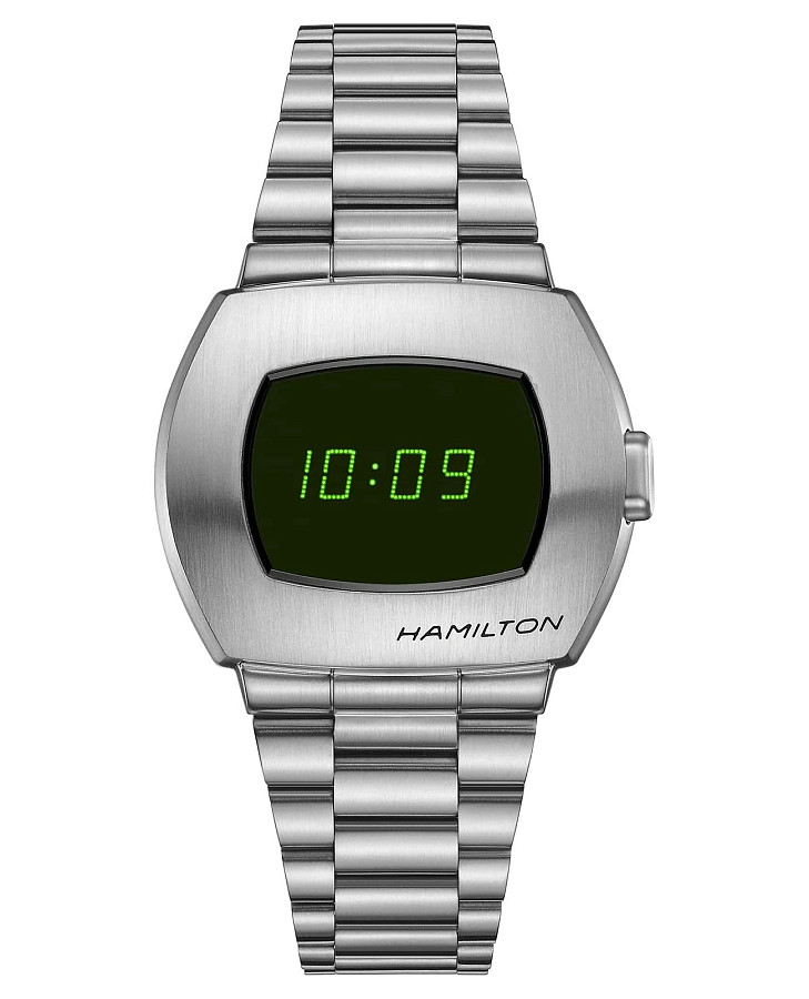 Часы Hamilton American Classic PSR Digital Quartz H52414131 — мужские, черный