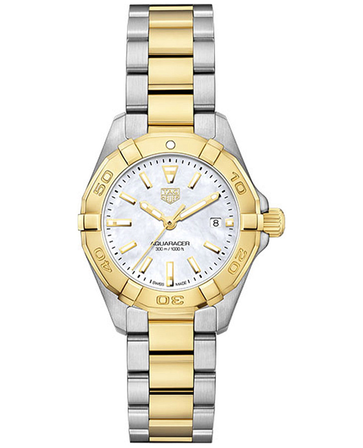 Часы TAG Heuer Aquaracer WBD1420.BB0321 — женские, перламутровый