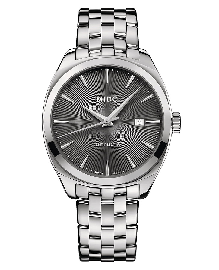 Часы Mido Belluna Royal Gent M024.507.11.061.00 — мужские, антрацитовый