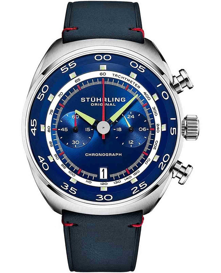 Часы Stuhrling Monaco 1000.02 — мужские, синий