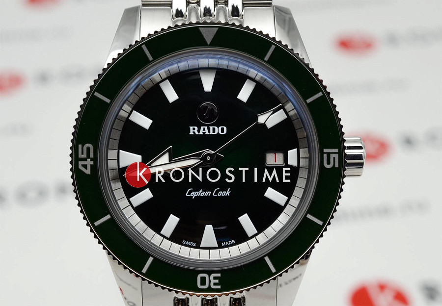 Часы Rado Captain Cook Automatic R32505318 — металл сталь керамика, Швейцария