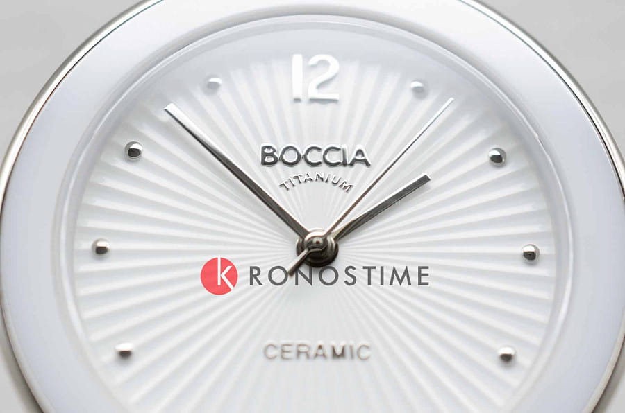 Часы Boccia Titanium Circle-Oval Ceramic 3331-04 — титан + кермика, женские