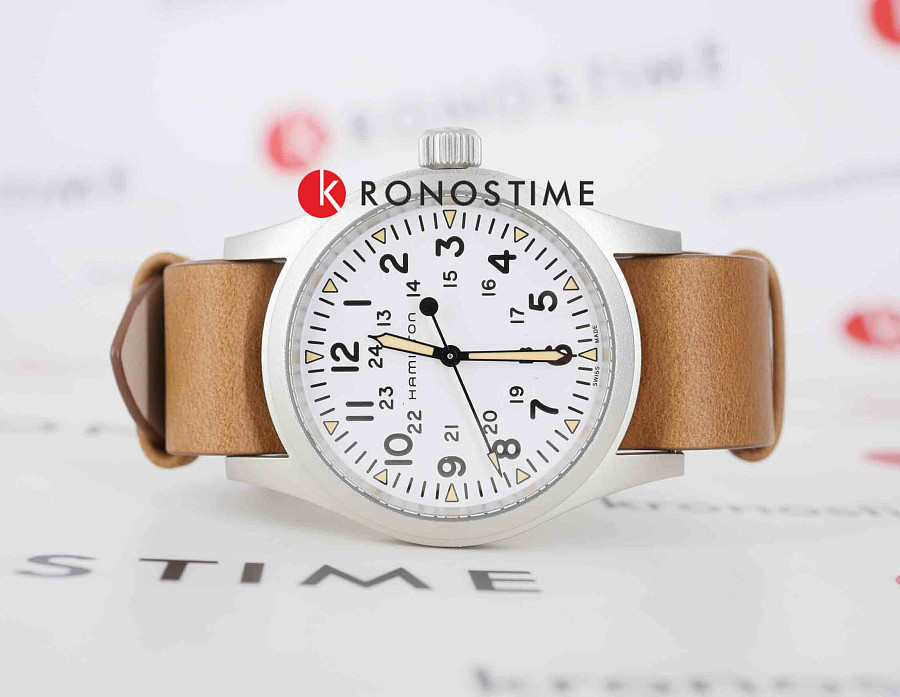 Часы Hamilton Khaki Field Mechanical H69439511 — механические, сталь