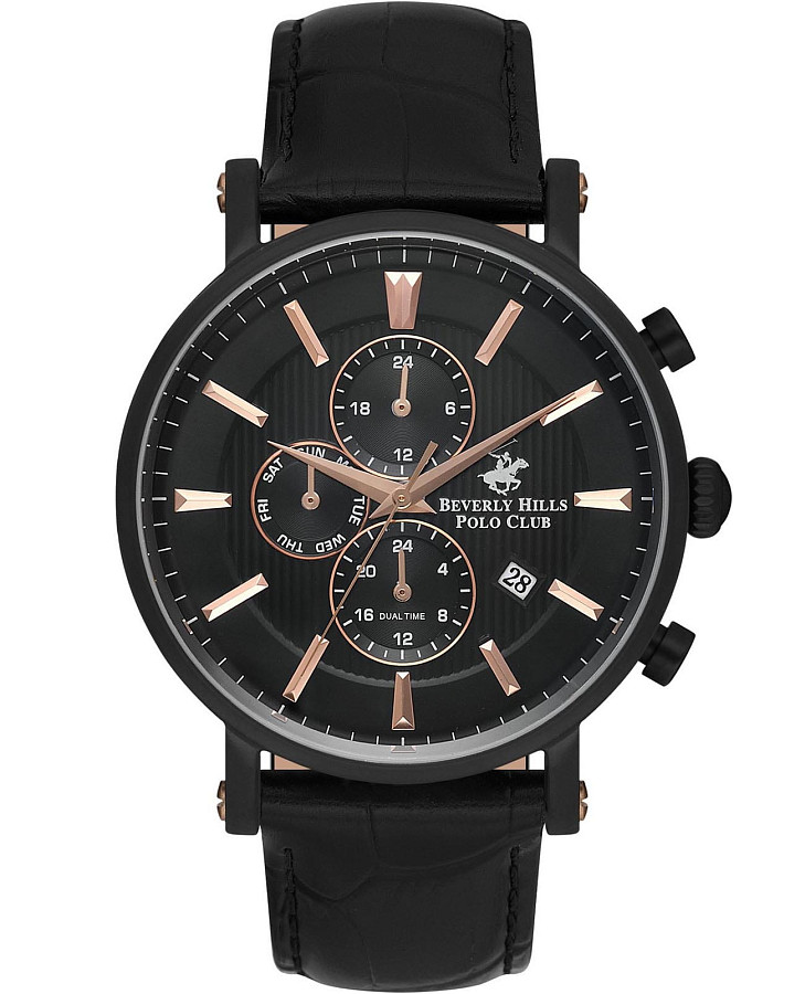 Часы Beverly Hills Polo Club BP3548X.651 — мужские, черный