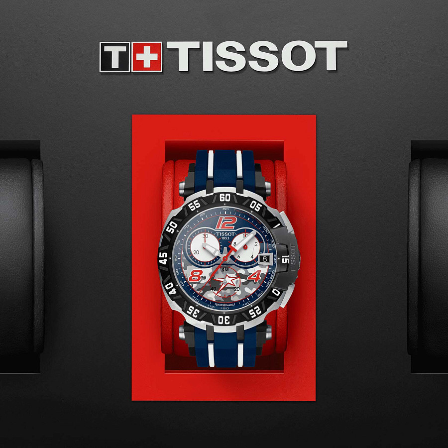 Часы Tissot T-Race Quartz Chronograph Nicky Hayden 2016 T092.417.27.057.03 — каучук, мужские