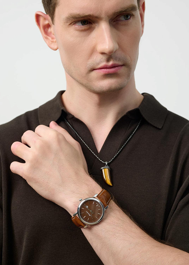 Часы Mathey-Tissot City Leather HB611251AM — металл сталь, Швейцария