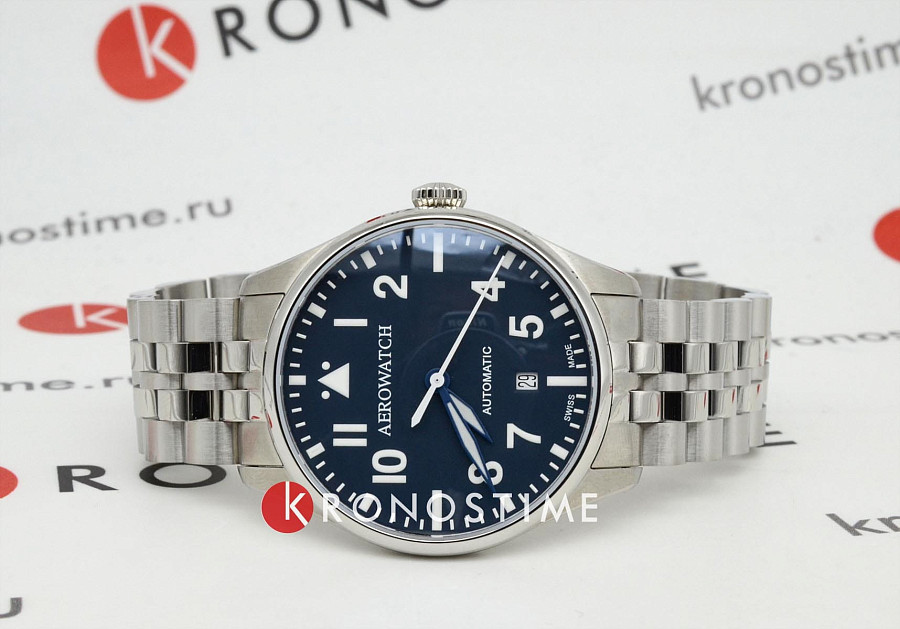 Часы Aerowatch 60996 AA04 M — механические, металл сталь