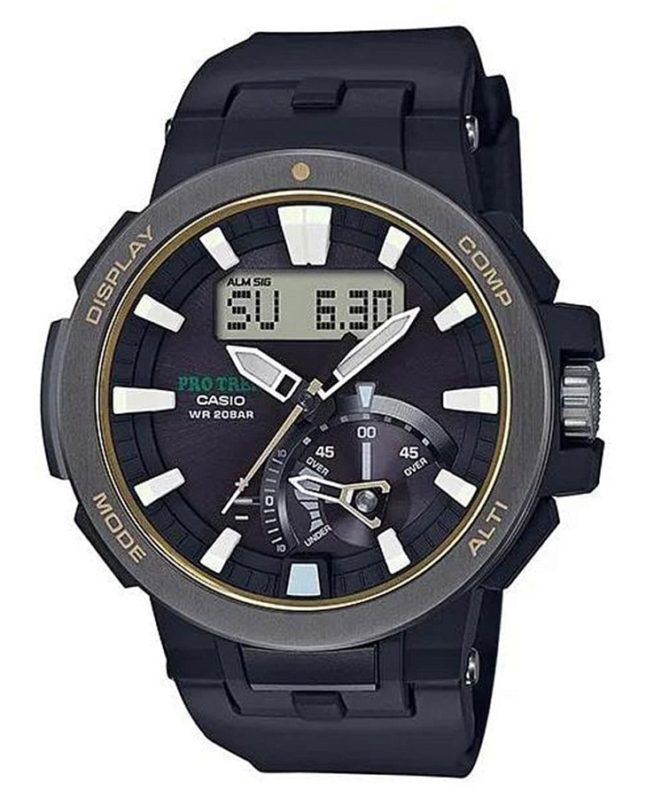 Часы Casio Pro Trek PRW-7000-1B — мужские, черный
