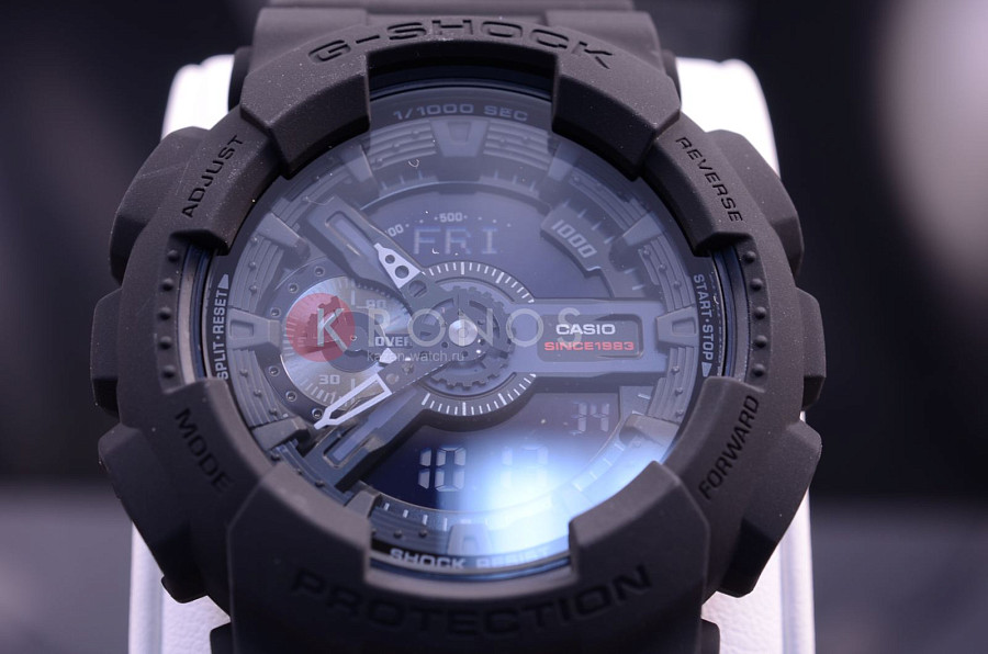 Часы Casio G-Shock GA-135A-1A — мужские, каучук