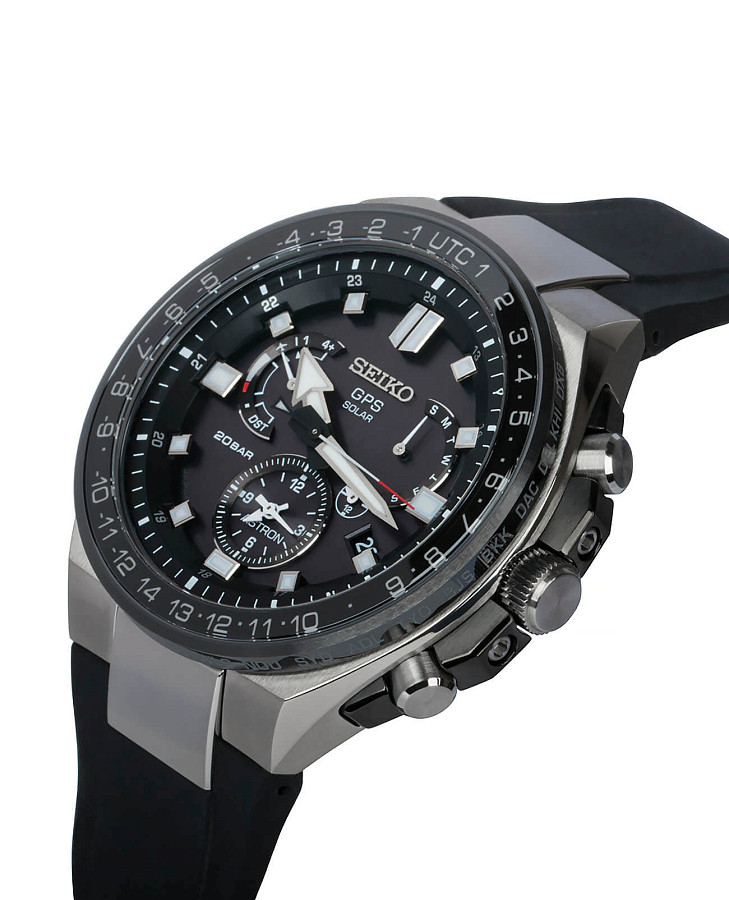 Часы Seiko Astron GPS Solar SSE169J1 — кварцевые, керамика титан металл