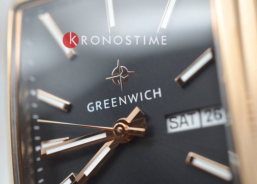 Часы Greenwich Caravel GW 564.40.11 — нержавеющая сталь с pvd-покрытием, мужские