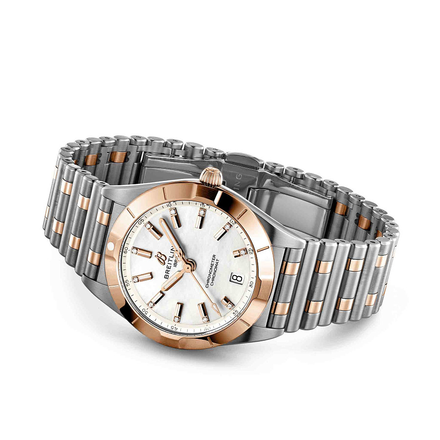 Часы Breitling Chronomat 32 U77310101A2U1 — сталь + золото, женские