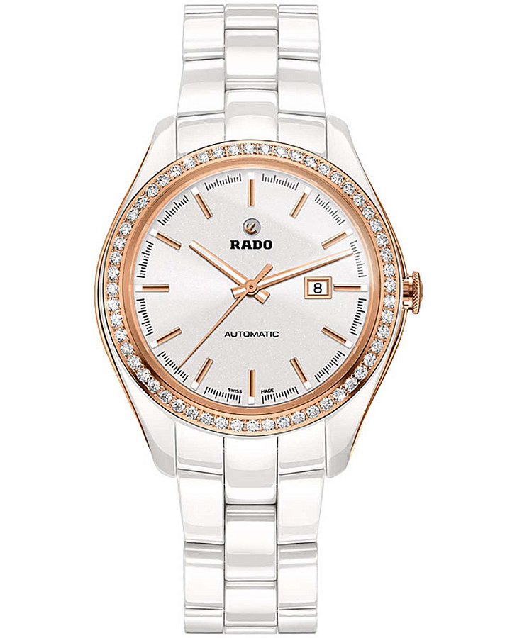 Часы Rado Hyperchrome Automatic Diamonds R32524012 — женские, белый