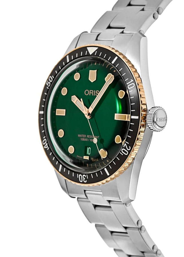 Часы Oris Divers Sixty‑Five 01 733 7707 4357-07 8 20 18 — сталь бронза, Швейцария