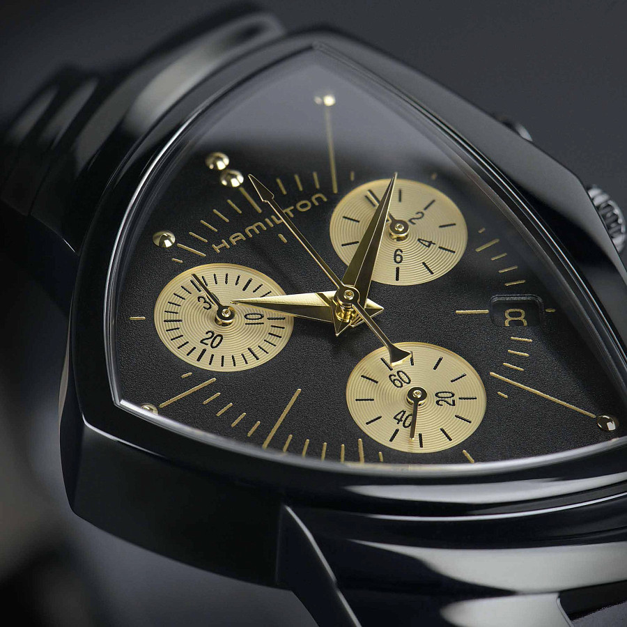 Часы Hamilton Ventura L Chrono Quartz H24402730 — артикул H24402730