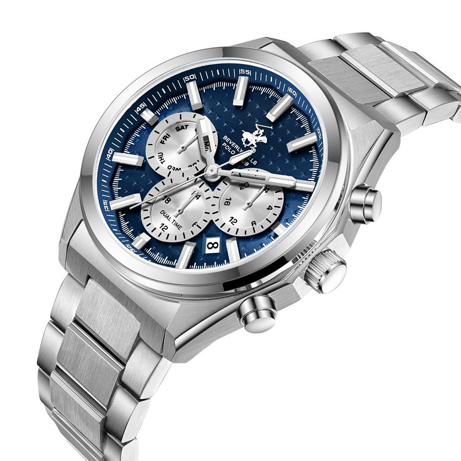 Часы Beverly Hills Polo Club BP3831X.390 — кварцевые, металл сталь