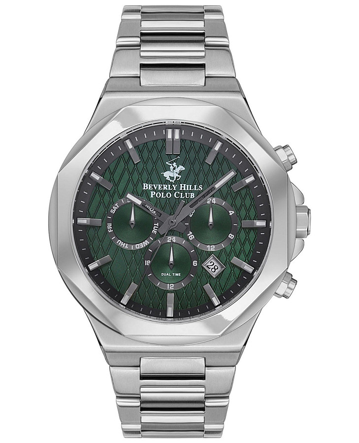 Часы Beverly Hills Polo Club BP3361X.370 — мужские, зеленый