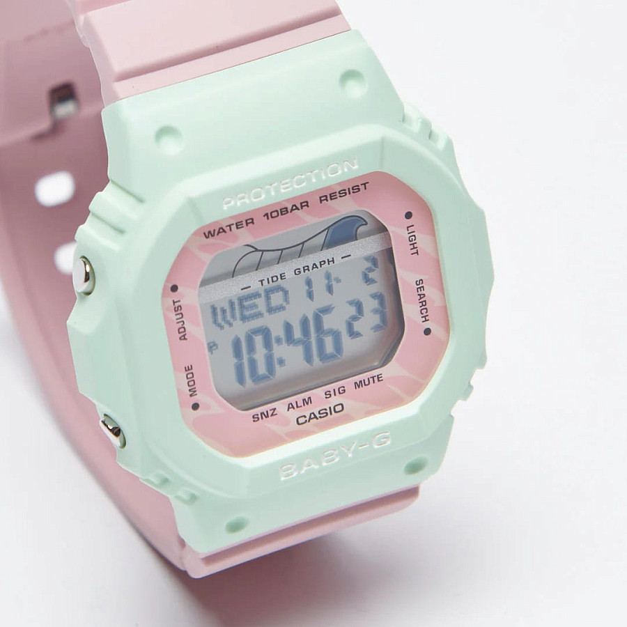 Часы Casio Baby-G BLX-565-3E — кварцевые, пластик
