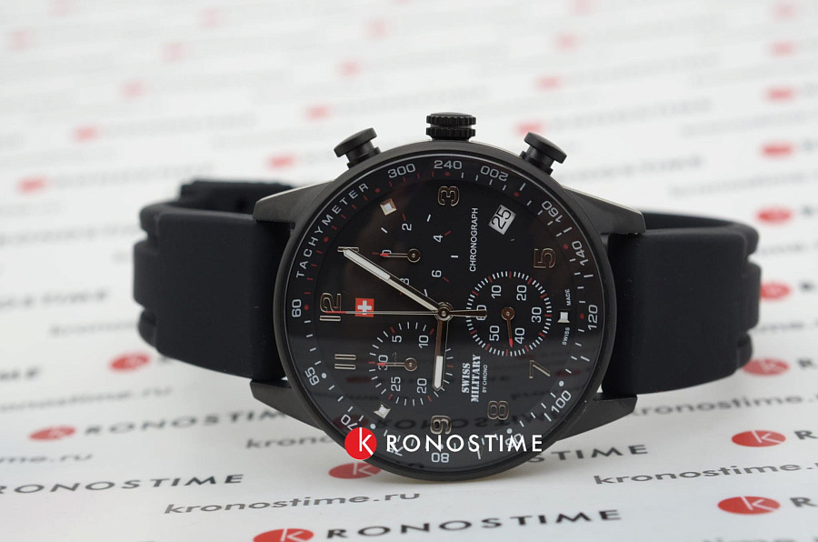 Часы Swiss Military by Chrono SM34012.09 — сталь металл, Швейцария