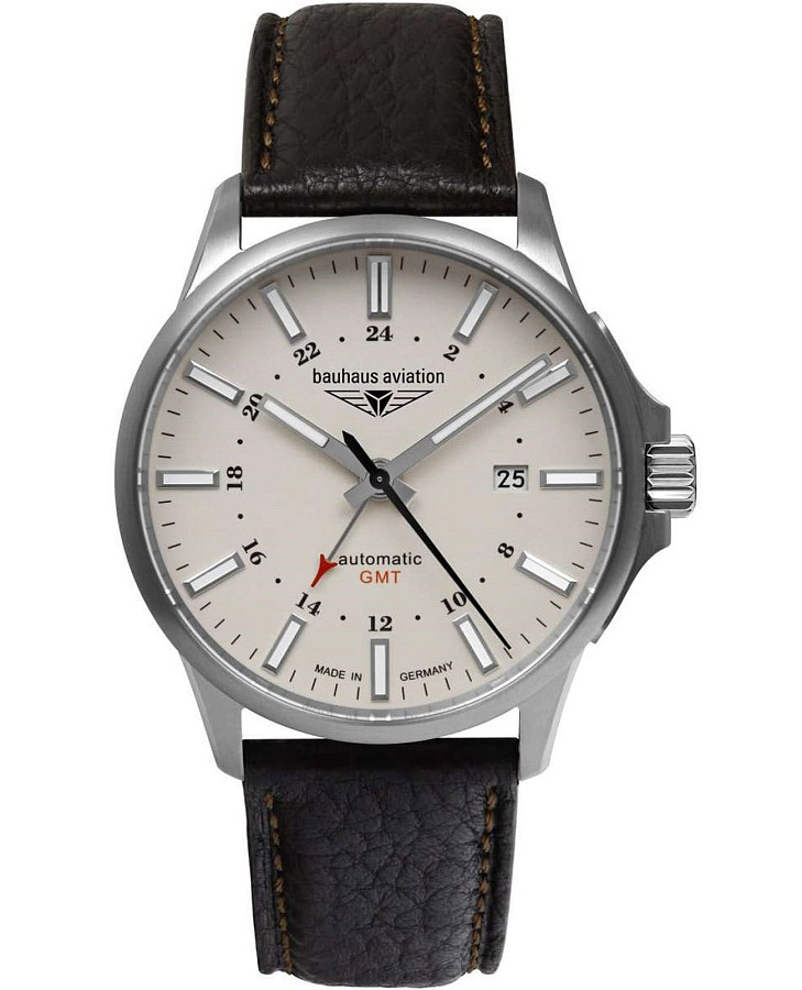 Часы Bauhaus Aviation 28685 — мужские, бежевый