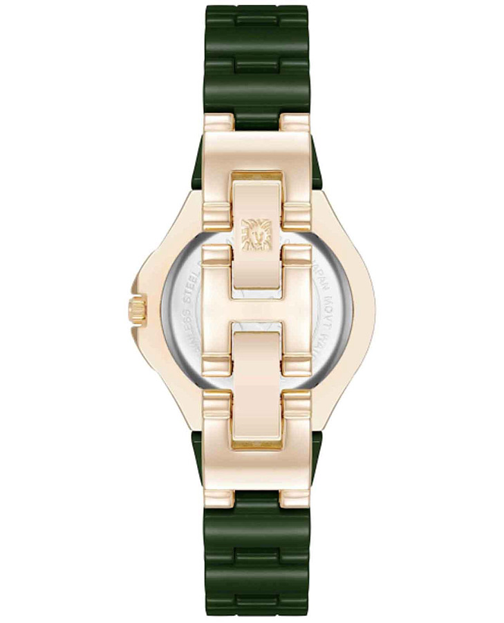 Часы Anne Klein Diamond 5112GPGN — кварцевые, металл сталь
