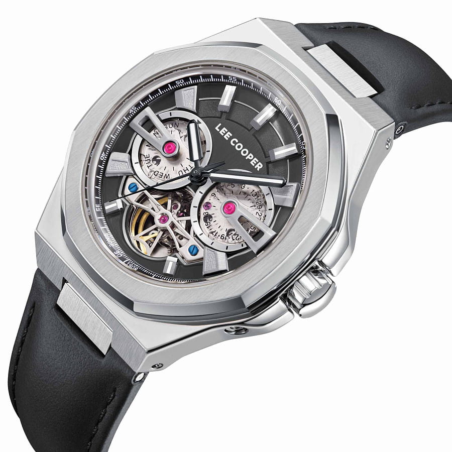 Часы Lee Cooper LC08125.351 — механические, металл сталь