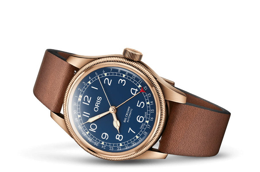 Часы Oris Big Crown Bronze Pointer Date 01 754 7741 3165-07 5 20 58BR — механические, бронза сталь