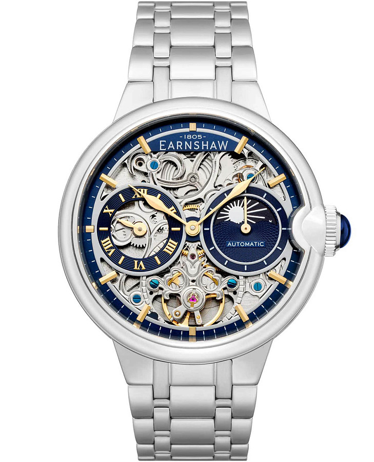 Часы Earnshaw Barallier ES-8242-33 — мужские, синий