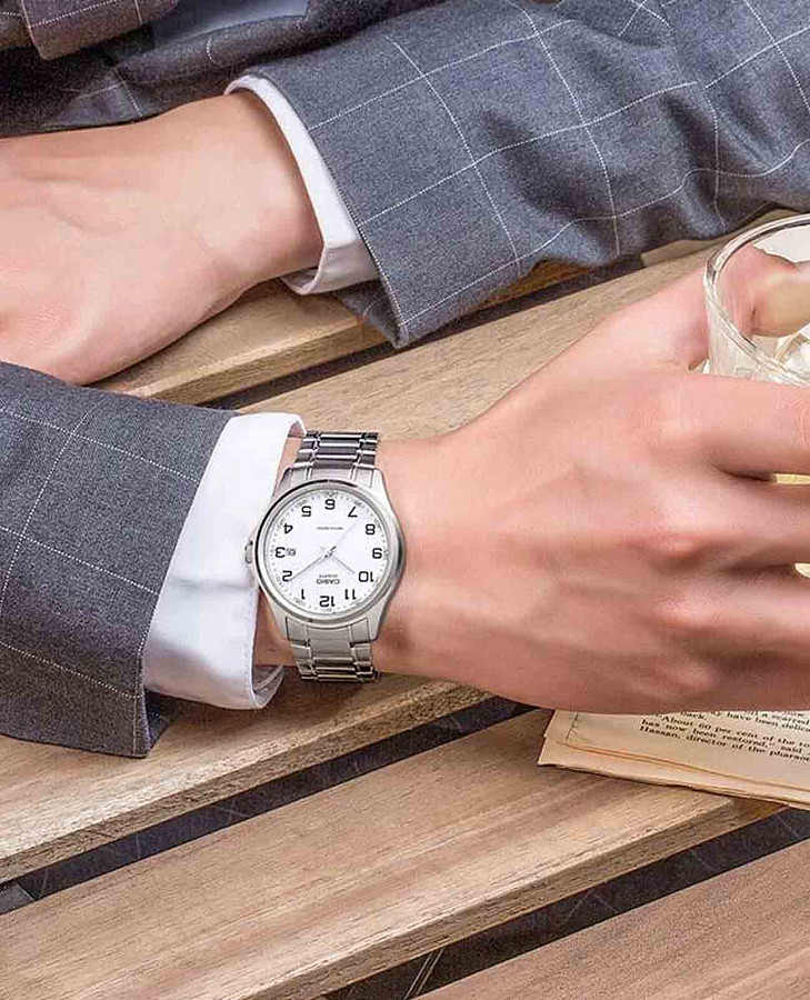 Часы Casio Collection MTP-1183A-7BDF (MTP-1183A-7B) — кварцевые, металл латунь