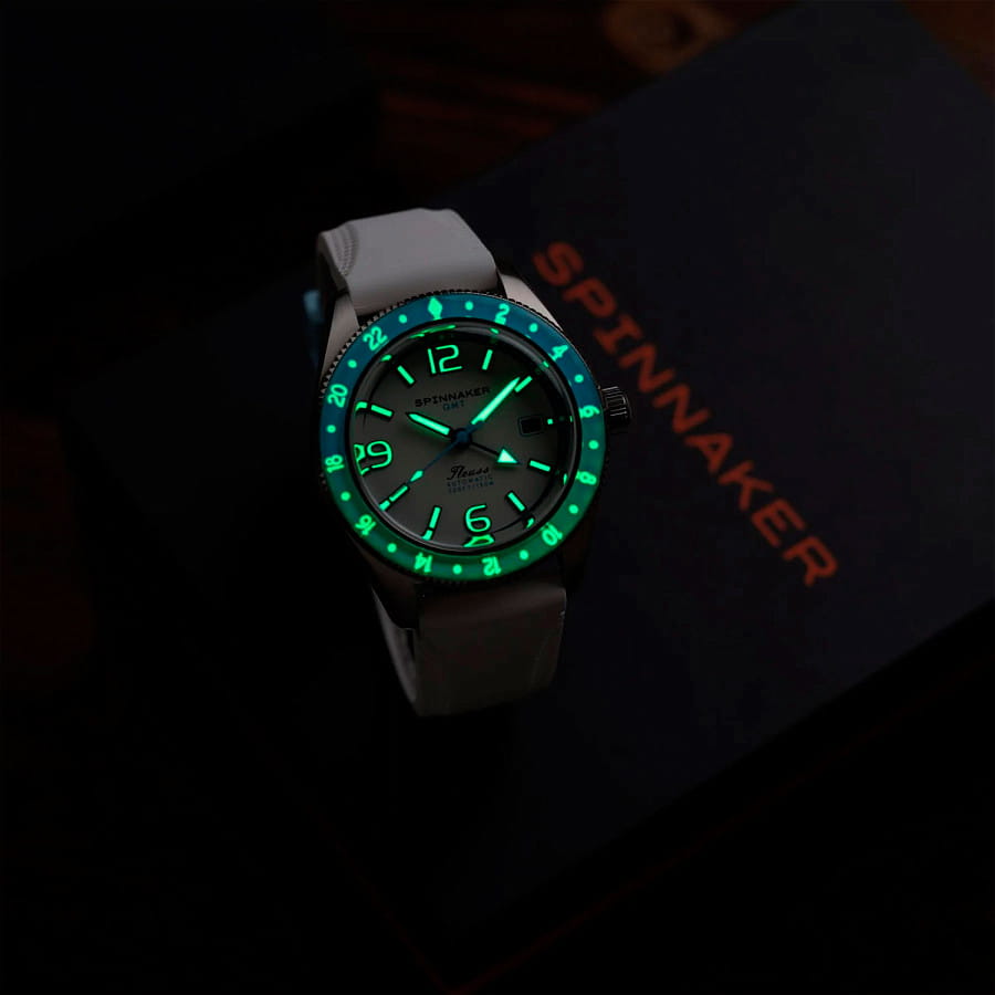 Часы Spinnaker Fleuss Gmt Automatic SP-5120-22 — сталь металл, Италия