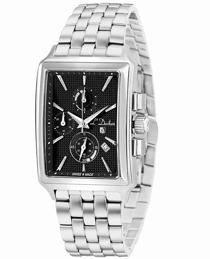 Часы L'Duchen Adventure Chrono D 612.10.31 — кварцевые, металл сталь